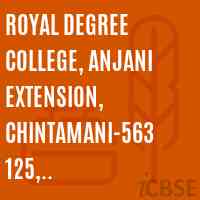 Royal Degree College, Anjani Extension, Chintamani-563 125, Chikkaballapur Dist, (10-11) Logo