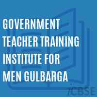 Government Teacher Training Institute For Men Gulbarga Logo