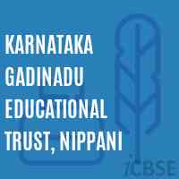 Karnataka Gadinadu Educational Trust, Nippani College Logo
