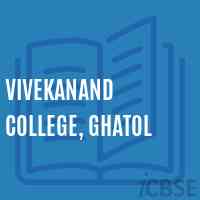 Vivekanand College, Ghatol Logo