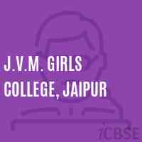 J.V.M. Girls College, Jaipur Logo