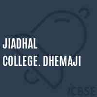 Jiadhal College. Dhemaji Logo