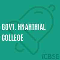 Govt. Hnahthial College Logo