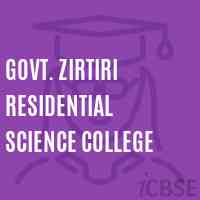Govt. Zirtiri Residential Science College Logo