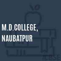 M.D.College, Naubatpur Logo