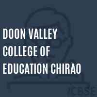 Doon Valley College of Education Chirao Logo