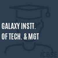Galaxy Instt. Of Tech. & Mgt College Logo
