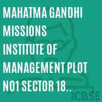 Mahatma Gandhi Missions Institute of Management Plot No1 Sector 18 Kamothe Navi Mumbai 410 209 Logo