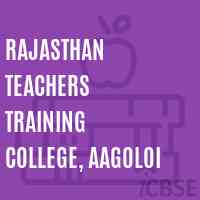 Rajasthan Teachers Training College, Aagoloi Logo