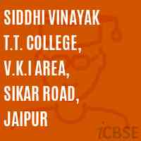 Siddhi Vinayak T.T. College, V.K.I Area, Sikar Road, Jaipur Logo