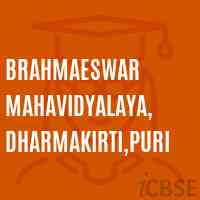 Brahmaeswar Mahavidyalaya, Dharmakirti,Puri College Logo