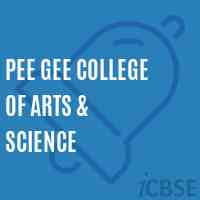 PEE GEE College of Arts & Science Logo