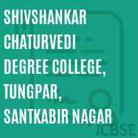 Shivshankar Chaturvedi Degree College, Tungpar, Santkabir Nagar Logo