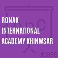Ronak International Academy Khinwsar Primary School Logo