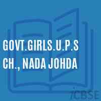 Govt.Girls.U.P.Sch., Nada Johda Primary School Logo