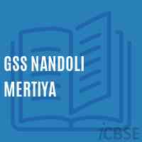 Gss Nandoli Mertiya Secondary School Logo