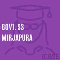 Govt. Ss Mirjapura Secondary School Logo