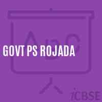Govt Ps Rojada Primary School Logo