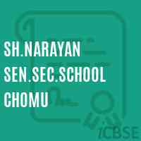 Sh.Narayan Sen.Sec.School Chomu Logo