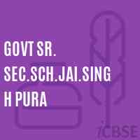 Govt Sr. Sec.Sch.Jai.Singh Pura High School Logo