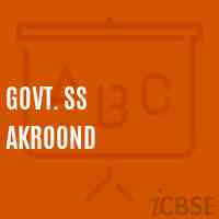 Govt. Ss Akroond Secondary School Logo