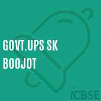 Govt.Ups Sk Boojot Middle School Logo