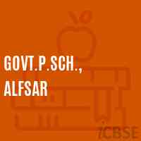 Govt.P.Sch., Alfsar Primary School Logo