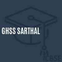 Ghss Sarthal High School Logo