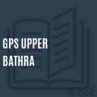 Gps Upper Bathra Primary School Logo