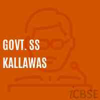 Govt. Ss Kallawas High School Logo