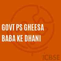 Govt Ps Gheesa Baba Ke Dhani Primary School Logo
