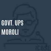 Govt. Ups Moroli Middle School Logo