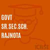 Govt Sr.Sec.Sch. Rajnota High School Logo