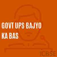 Govt Ups Bajyo Ka Bas Middle School Logo