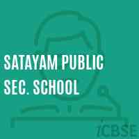 Satayam Public Sec. School Logo