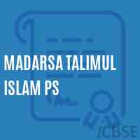 Madarsa Talimul Islam Ps Primary School Logo