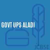 Govt Ups Aladi Middle School Logo