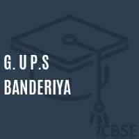 G. U P.S Banderiya Middle School Logo
