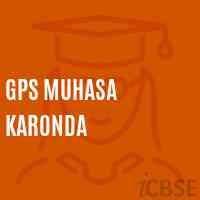 Gps Muhasa Karonda Primary School Logo