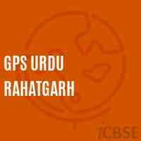 Gps Urdu Rahatgarh Primary School Logo