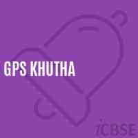 Gps Khutha Primary School Logo