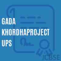 Gada Khordhaproject Ups Middle School Logo
