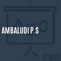 Ambaludi P.S Primary School Logo