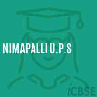 Nimapalli U.P.S Secondary School Logo