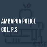 Ambapua Police Col. P.S Primary School Logo