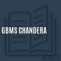 Gbms Chandera Middle School Logo