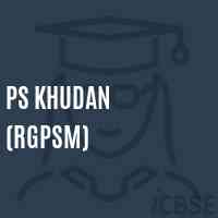 Ps Khudan (Rgpsm) Primary School Logo