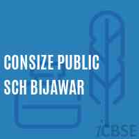 Consize Public Sch Bijawar Middle School Logo