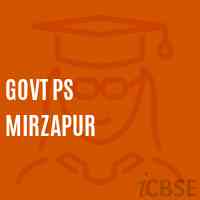 Govt Ps Mirzapur Primary School Logo