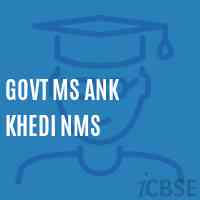 Govt Ms Ank Khedi Nms Middle School Logo